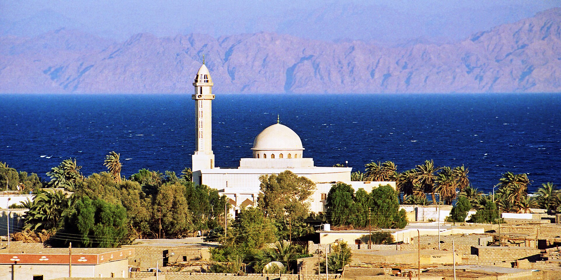 The Red Sea coast in Egypt